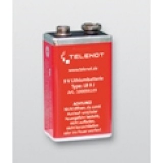 Telenot-Lithiumbatterie 100056103 9V (Blockbatterie) 1,2Ah, VPE 10 Stck